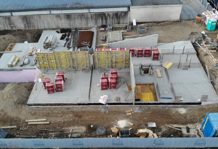 Video-Update: Graz – Liebenauer Hauptstraße 220 – Tiefgaragen-Decke betoniert