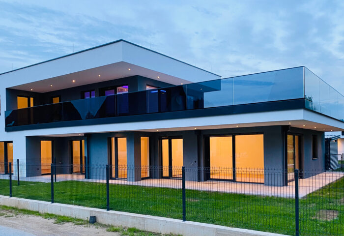 Projekt-Abschluss: Kainach/Weitendorf – Mitterweg 4 – Detail-Fotos der fertigen Wohnanlage (Late-Night-Edition)