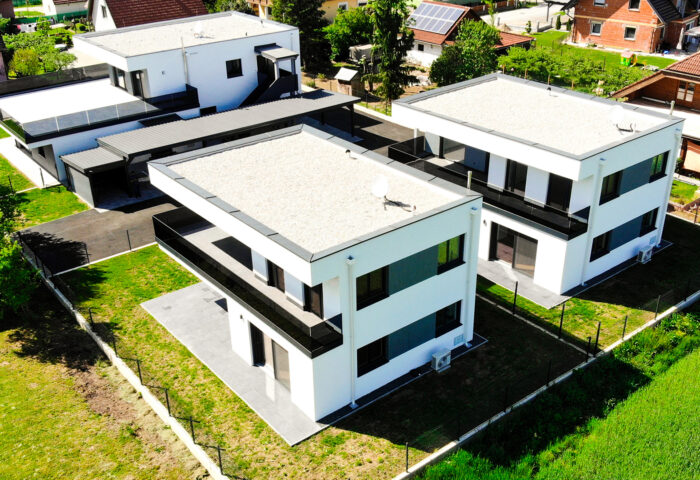 Projekt-Abschluss: Kainach/Weitendorf – Mitterweg 4 – Drohnen-Video-Sammlung der fertigen Wohnanlage