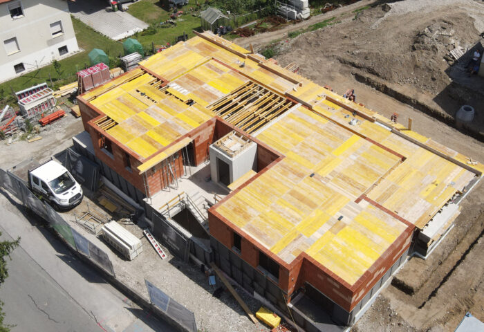 Video-Update: Graz – Mälzerweg 20 – Drohnenvideo vom aufgemauerten Erdgeschoss