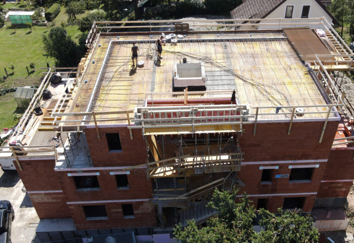 Video-Update: Graz – Mälzerweg 20 – Drohnenvideo von aufgemauerter Penthouse-Wohnung