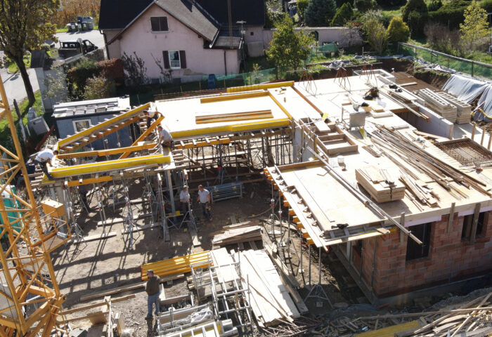 Video-Update: Fatestone-Headquarter – Erstes Drohnenvideo – Erdgeschossdecke entsteht