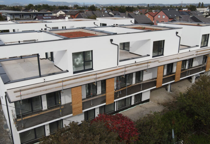 Video-Update: Graz – Karlsbader Gasse 48-50 – Drohnenvideo zur Fassadenfertigstellung!