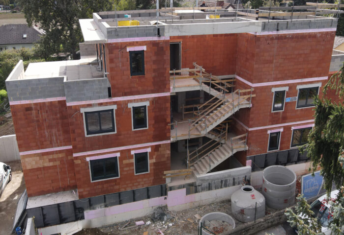 Projekt-Update: Graz – Mälzerweg 20 – BTVG-Bauabschnitt Rohbau samt Dach erreicht!